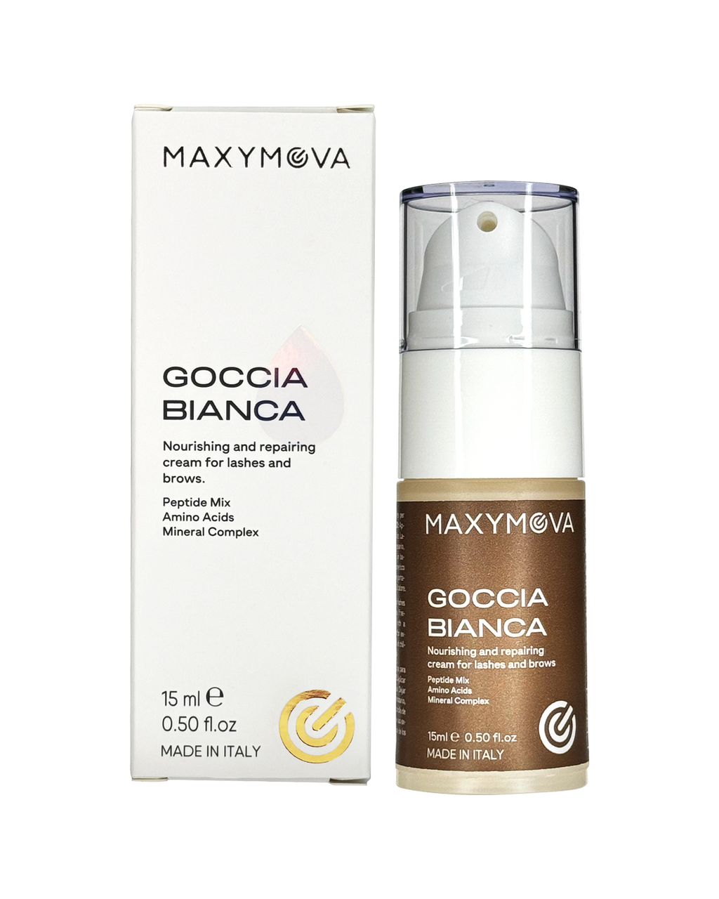 Goccia Bianca Crema Nutritiva y Reparadora Laminado de Cejas y Pestañas