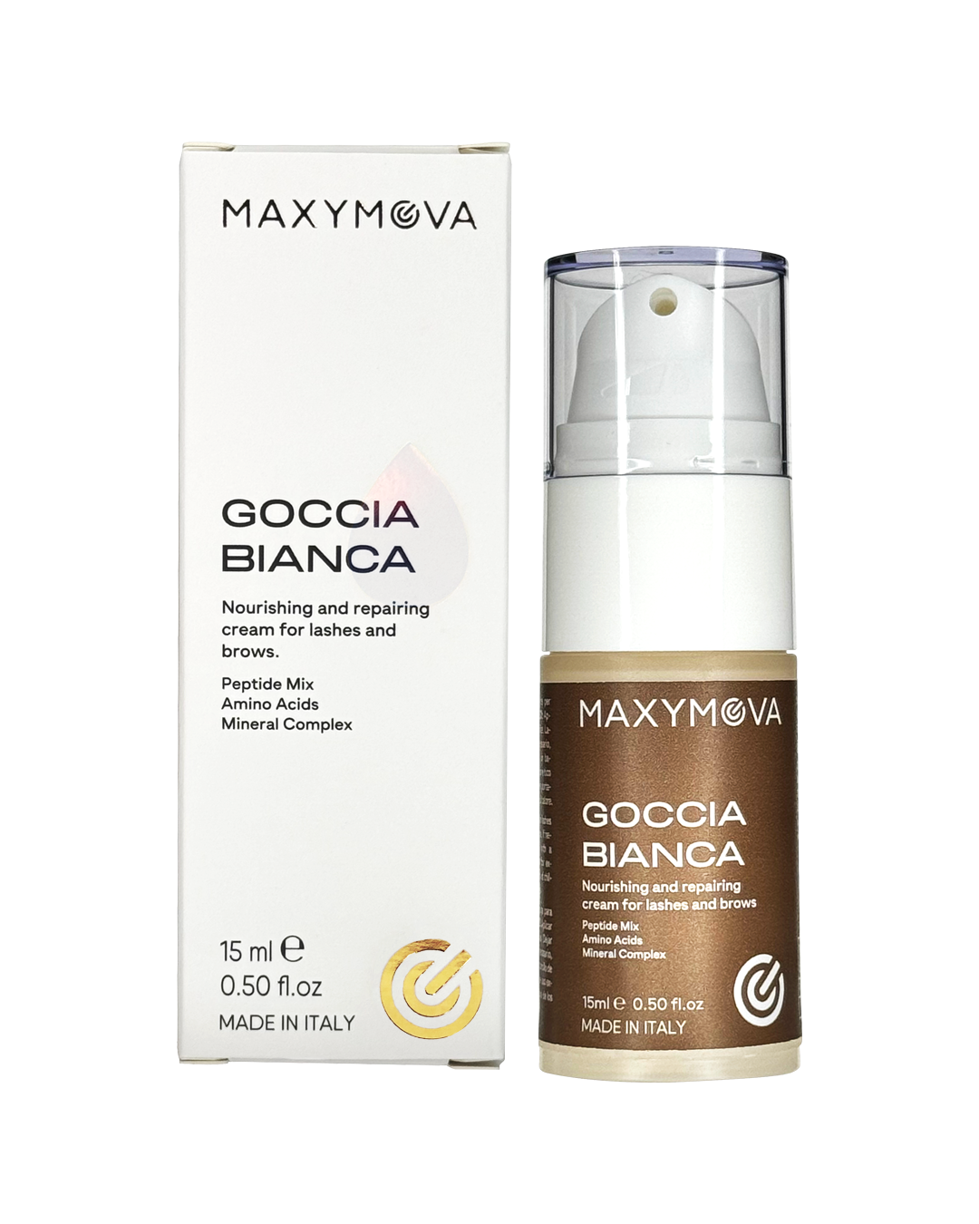Goccia Bianca Crema Nutritiva y Reparadora Laminado de Cejas y Pestañas