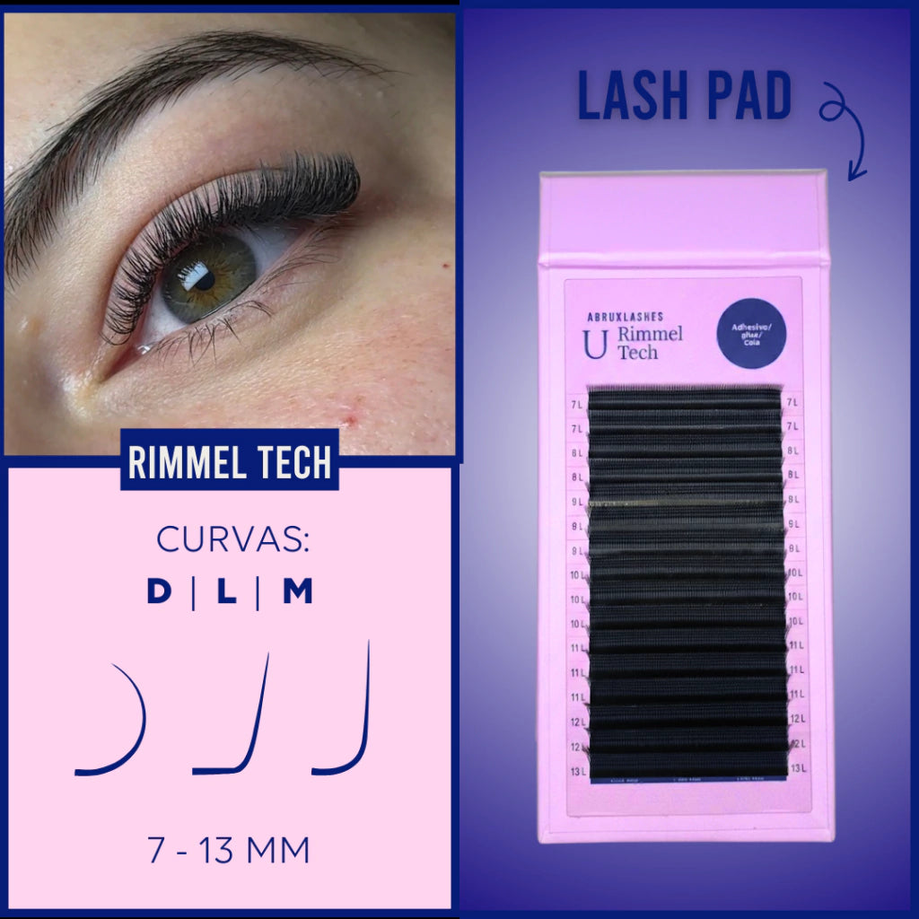 U Rimmel Tech LashPad - 0.07 (16 lineas) MIX